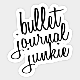 Bullet Journal Junkie Sticker